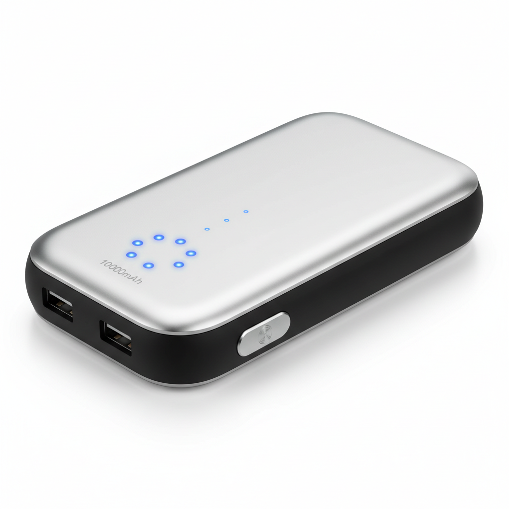Batterie externe portable 10000mAh charge rapide
